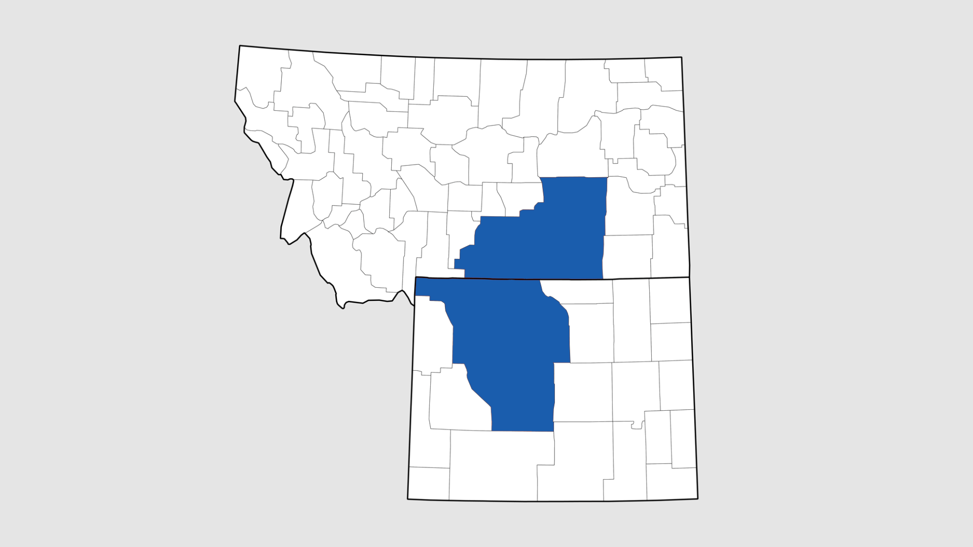 Map of counties in the WSN & WYS region.