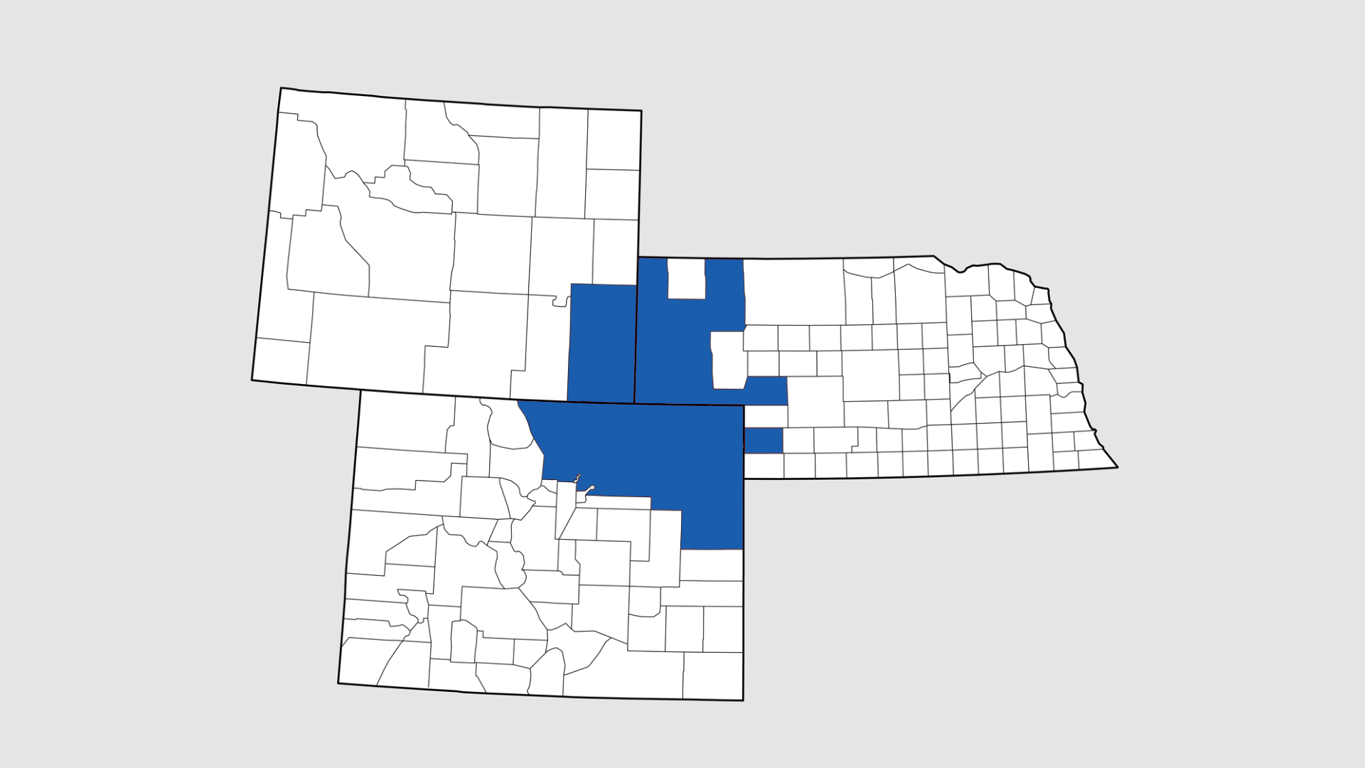 Map of counties in the WSS region.